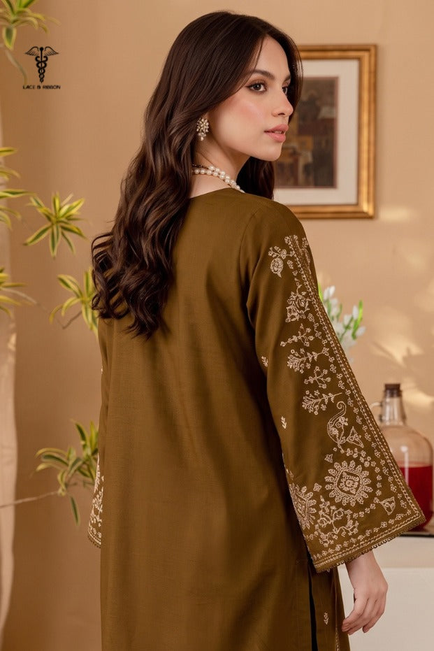 LCRB-402 EMBROIDERED LAWN UNSTITCHED SUMMER 2PC