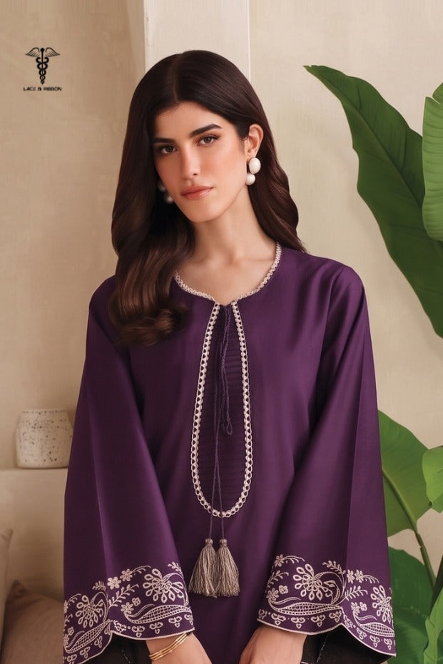 LCRB-403 EMBROIDERED LAWN UNSTITCHED SUMMER 2PC