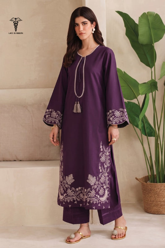 LCRB-403 EMBROIDERED LAWN UNSTITCHED SUMMER 2PC
