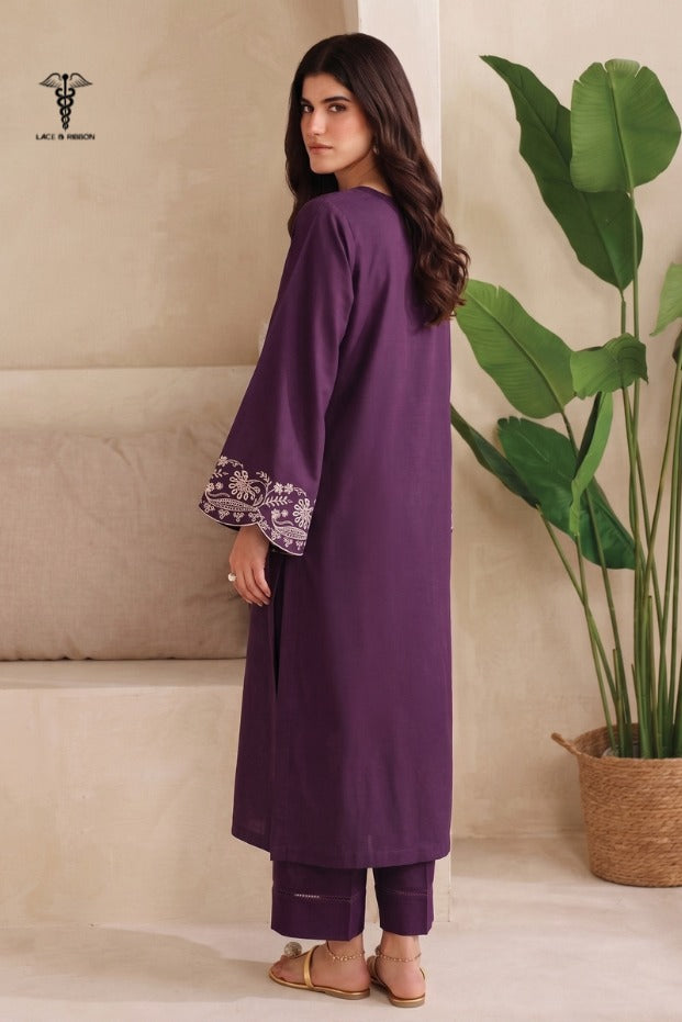 LCRB-403 EMBROIDERED LAWN UNSTITCHED SUMMER 2PC