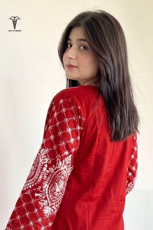 LCRB-404 EMBROIDERED LAWN UNSTITCHED SUMMER 2PC