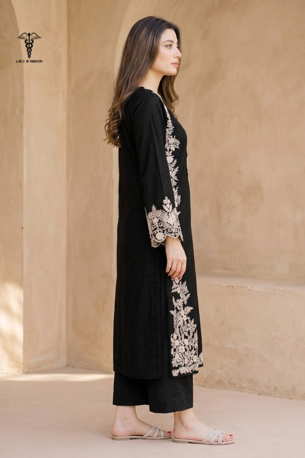 LCRB-406 EMBROIDERED LAWN UNSTITCHED SUMMER 2PC