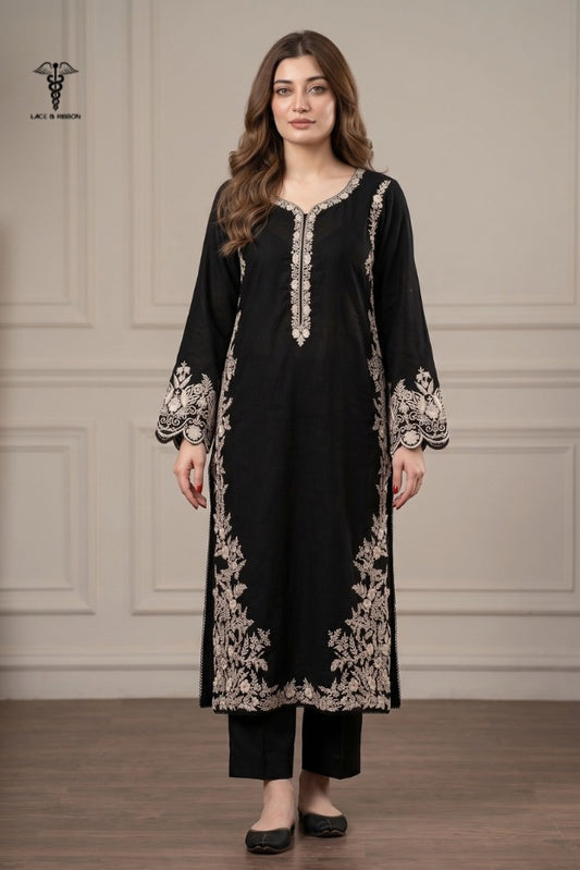 LCRB-406 EMBROIDERED LAWN UNSTITCHED SUMMER 2PC