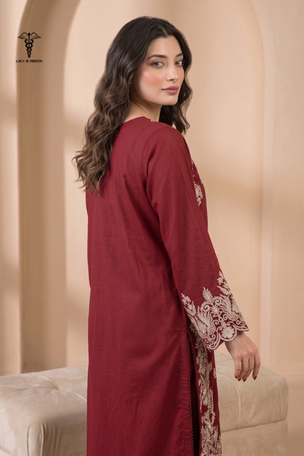 LCRB-408 EMBROIDERED LAWN UNSTITCHED SUMMER 2PC