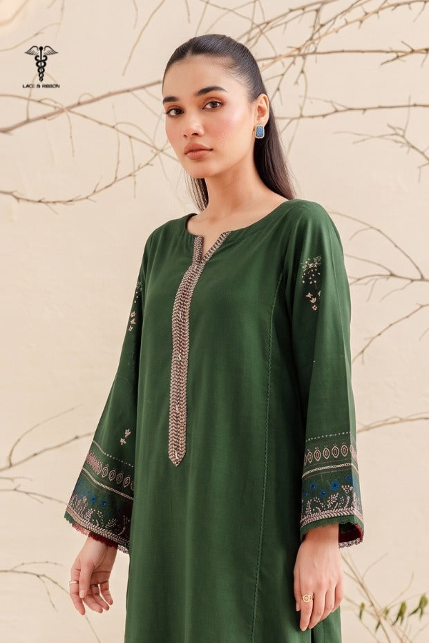 LCRB-407 EMBROIDERED LAWN UNSTITCHED SUMMER 2PC