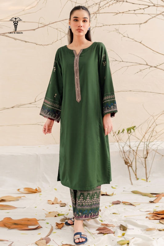 LCRB-407 EMBROIDERED LAWN UNSTITCHED SUMMER 2PC