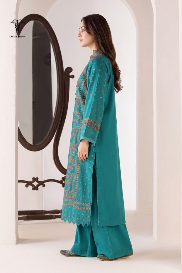 LCRB-409 EMBROIDERED LAWN UNSTITCHED SUMMER 2PC