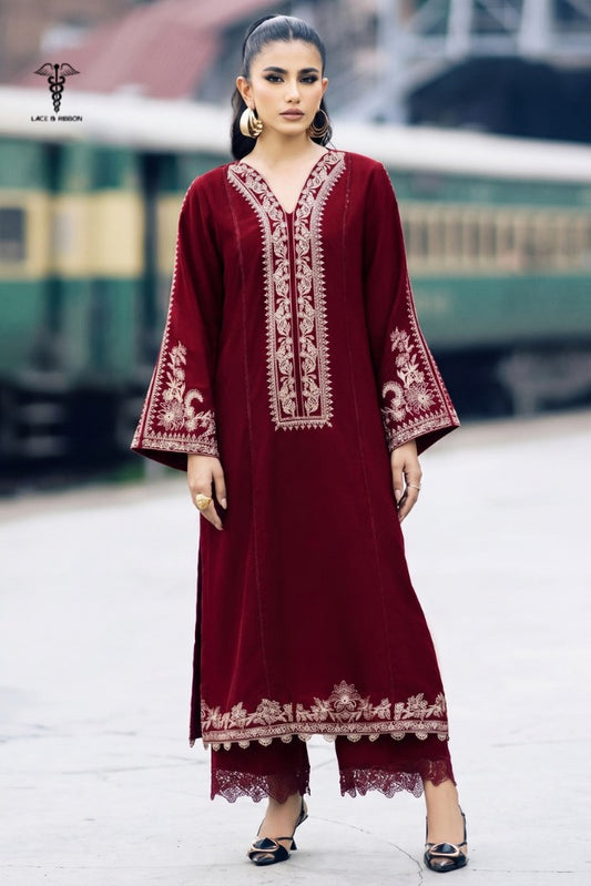 LCRB-410 EMBROIDERED LAWN UNSTITCHED SUMMER 2PC