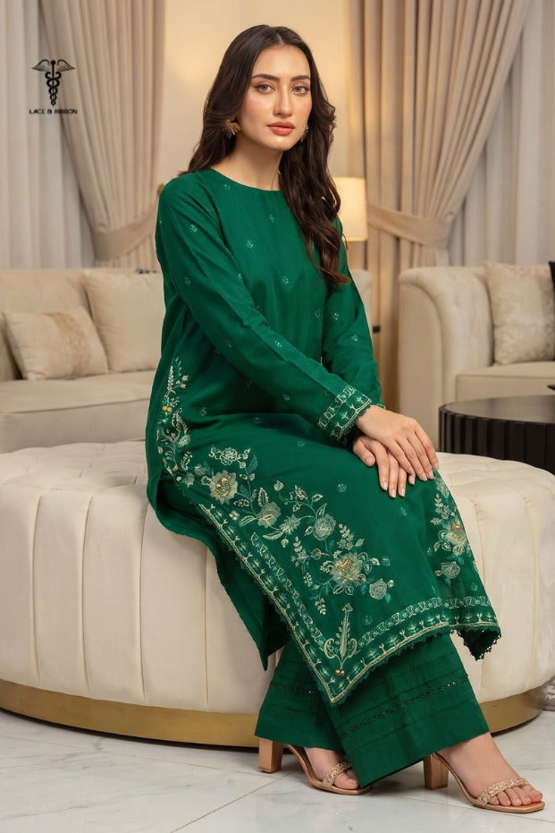 LCRB-413 EMBROIDERED LAWN UNSTITCHED SUMMER 2PC