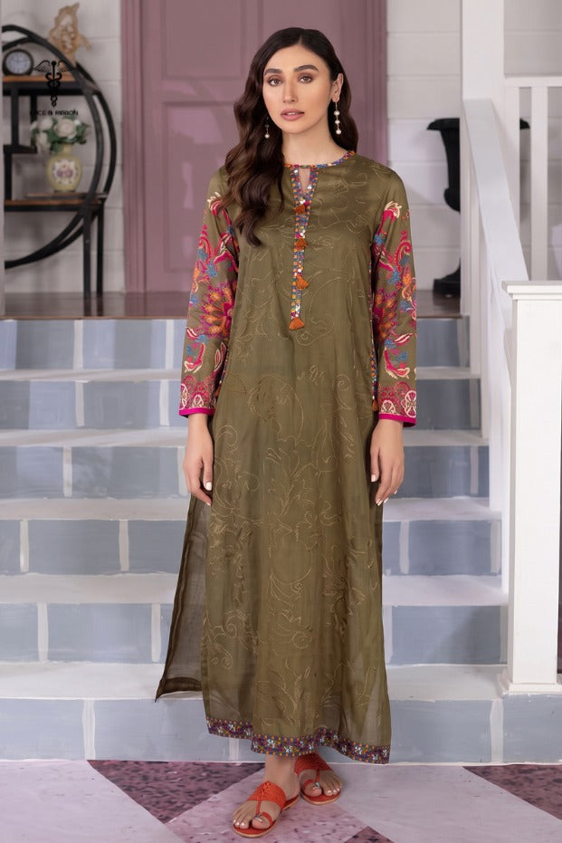 LCRB-102 EMBROIDERED DHANAK UNSTITCHED WINTER 2PC