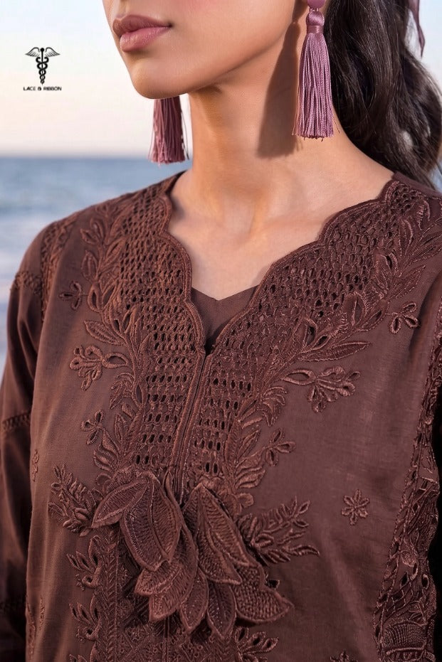 LCRB-35 EMBROIDERED DHANAK UNSTITCHED WINTER 3PC