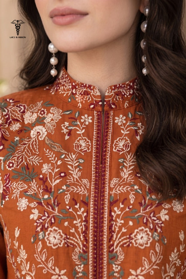 LCRB-106 EMBROIDERED DHANAK UNSTITCHED WINTER 2PC