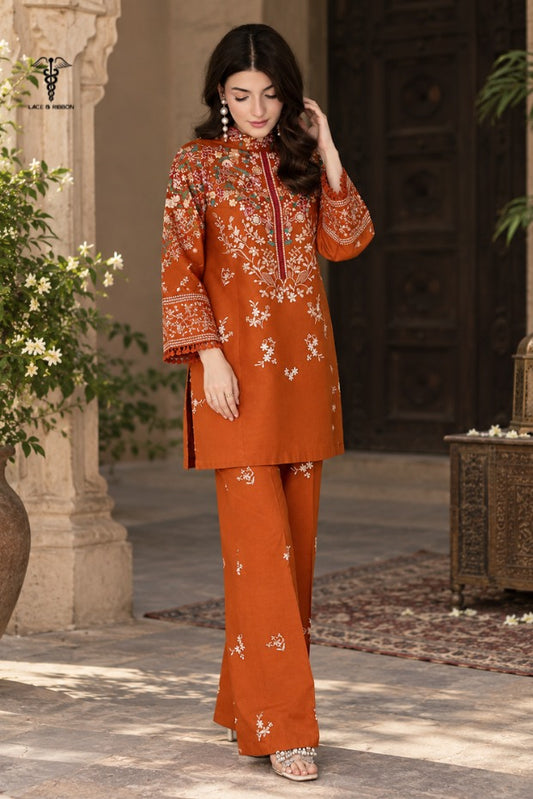 LCRB-106 EMBROIDERED DHANAK UNSTITCHED WINTER 2PC