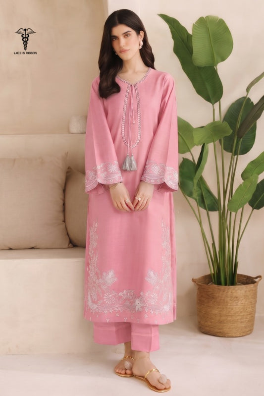 LCRB-109 EMBROIDERED DHANAK UNSTITCHED WINTER 2PC