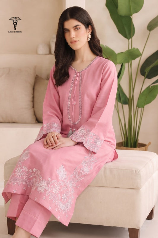 LCRB-109 EMBROIDERED DHANAK UNSTITCHED WINTER 2PC