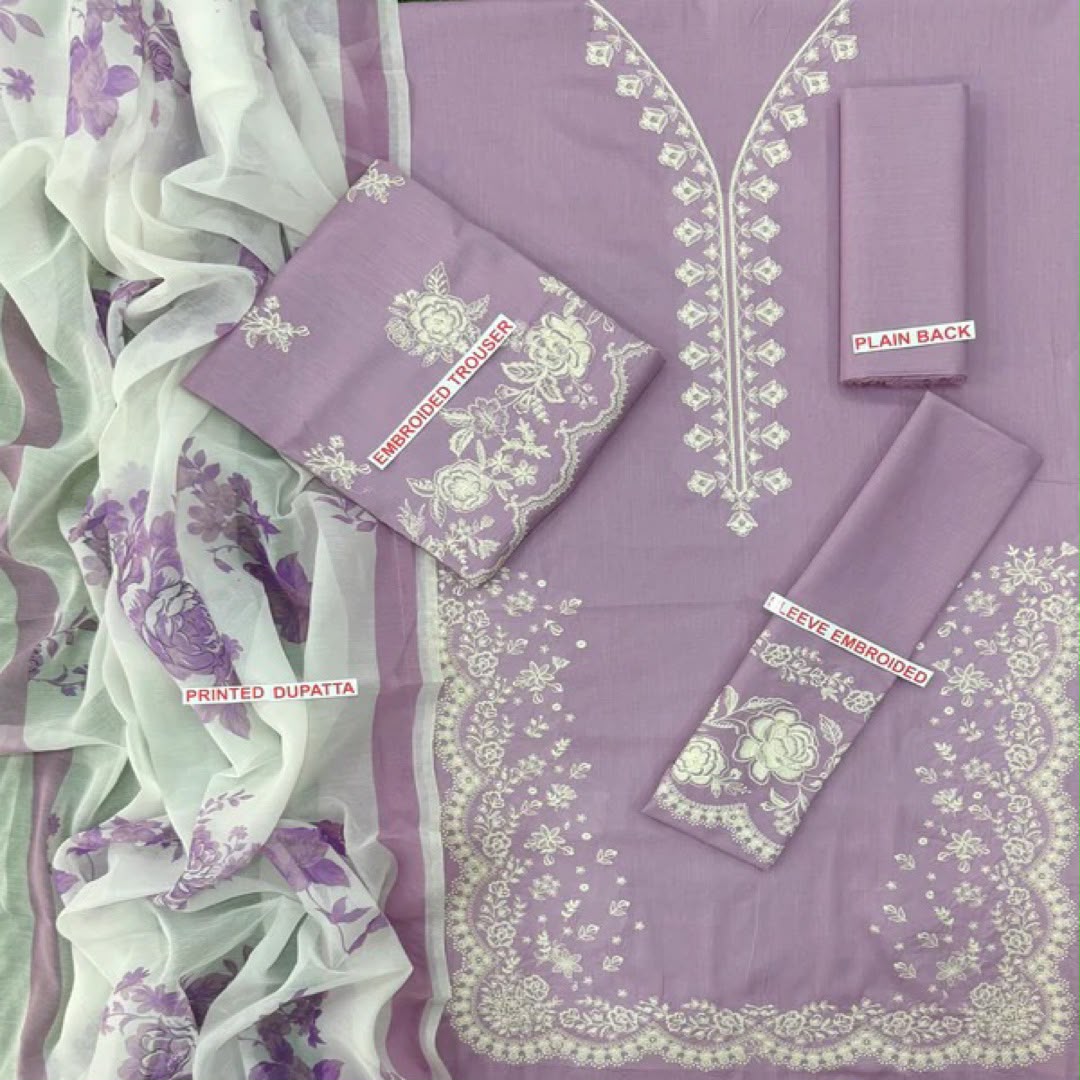 ZARA SHAHJAHAN LAWN EMBROIDERY UNSTITCHED 3pc