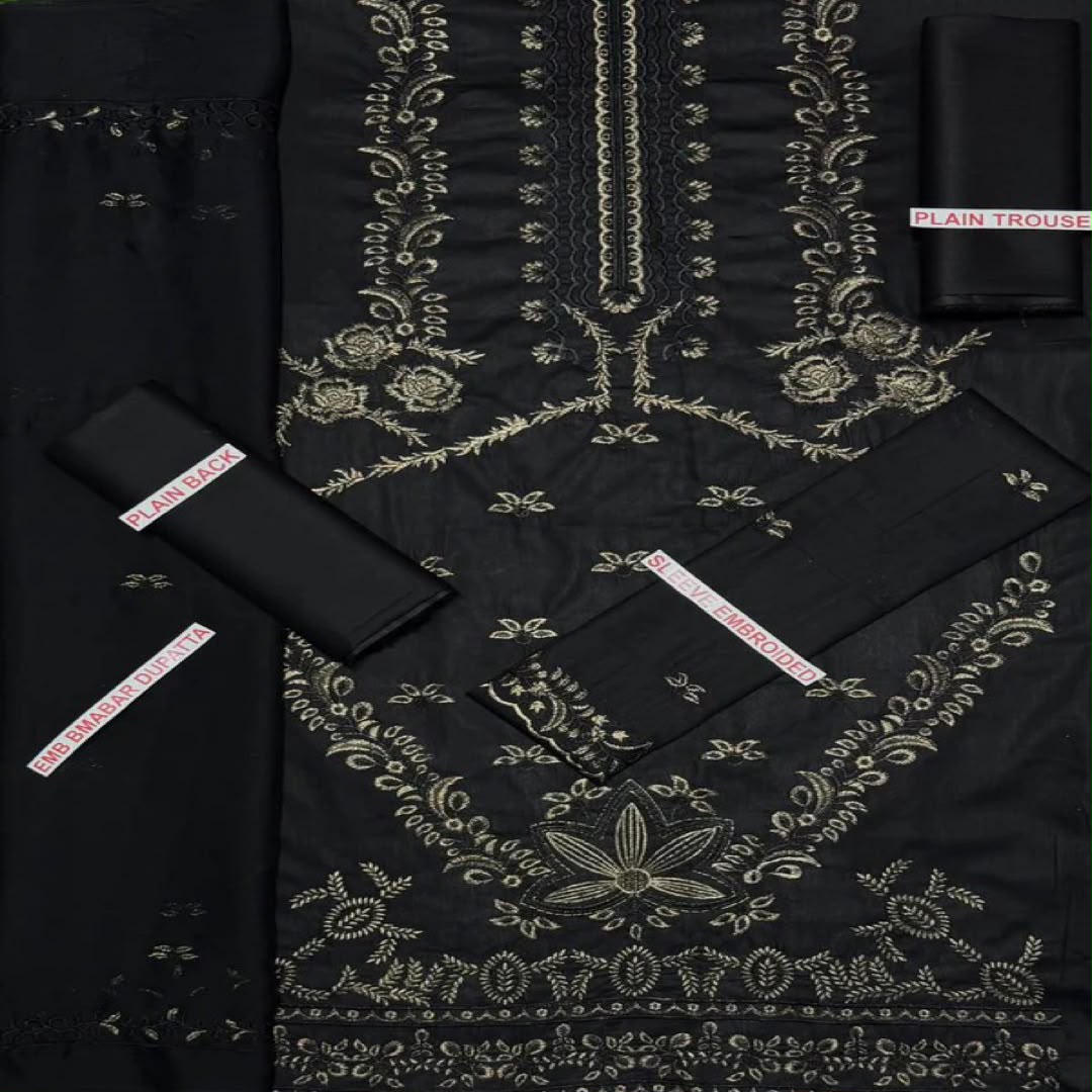 MARIA.B LAWN EMBROIDERED UNSTITCHED 3PC