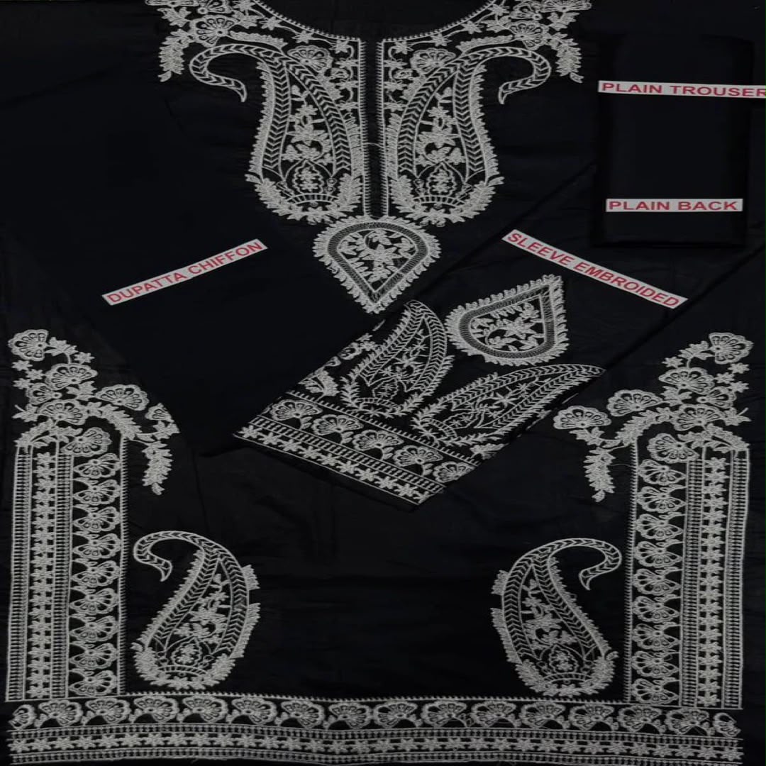 AFREEN LAWN EMBROIDERED UNSTITCHED 3pc