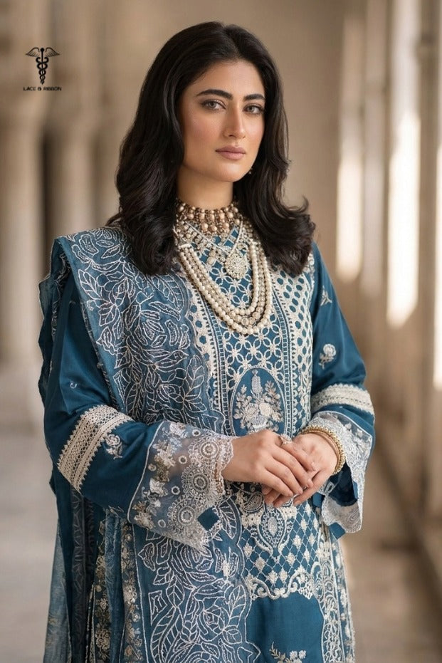LCRB-11 EMBROIDERED DHANAK UNSTITCHED WINTER 3PC