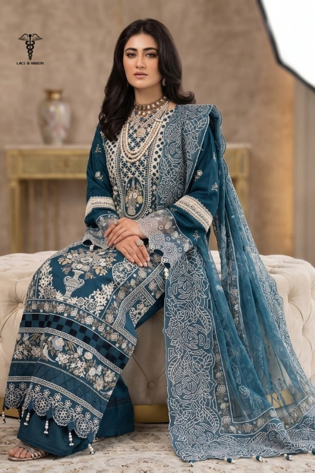 LCRB-11 EMBROIDERED DHANAK UNSTITCHED WINTER 3PC