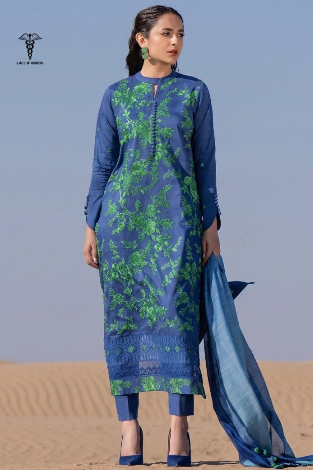 LCRB-19 EMBROIDERED DHANAK UNSTITCHED WINTER 3PC