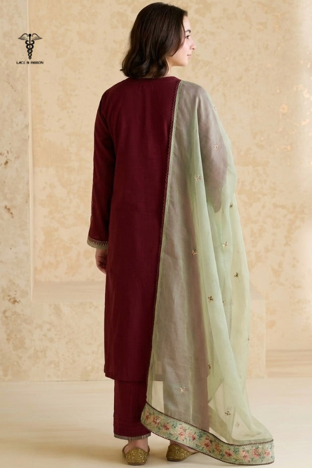 LCRB-17 EMBROIDERED DHANAK UNSTITCHED WINTER 3PC