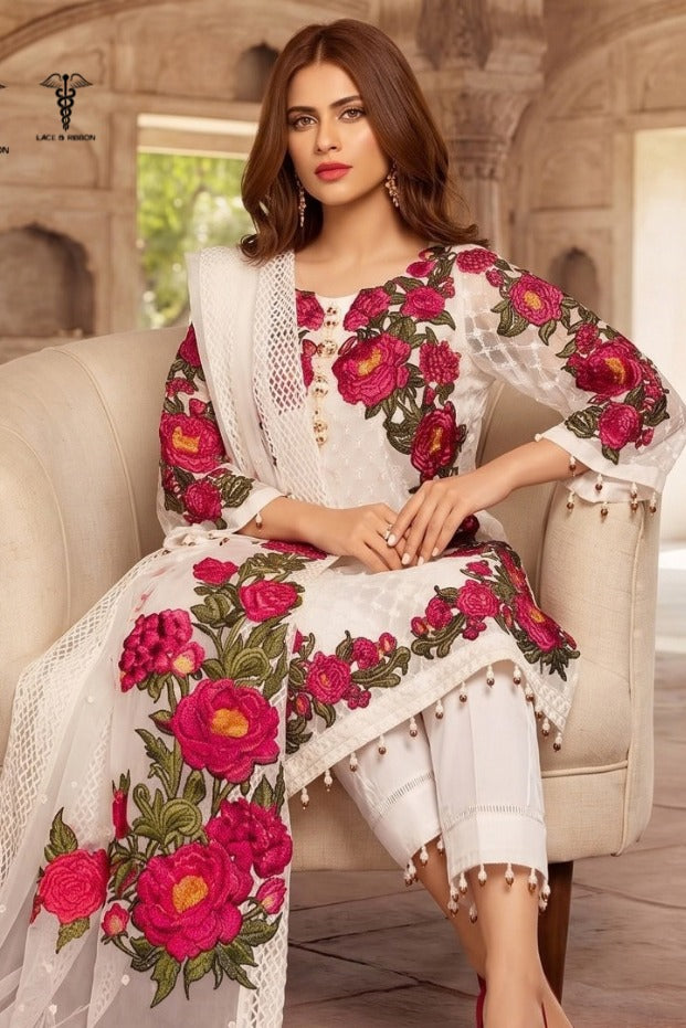 LCRB-22 EMBROIDERED DHANAK UNSTITCHED WINTER 3PC