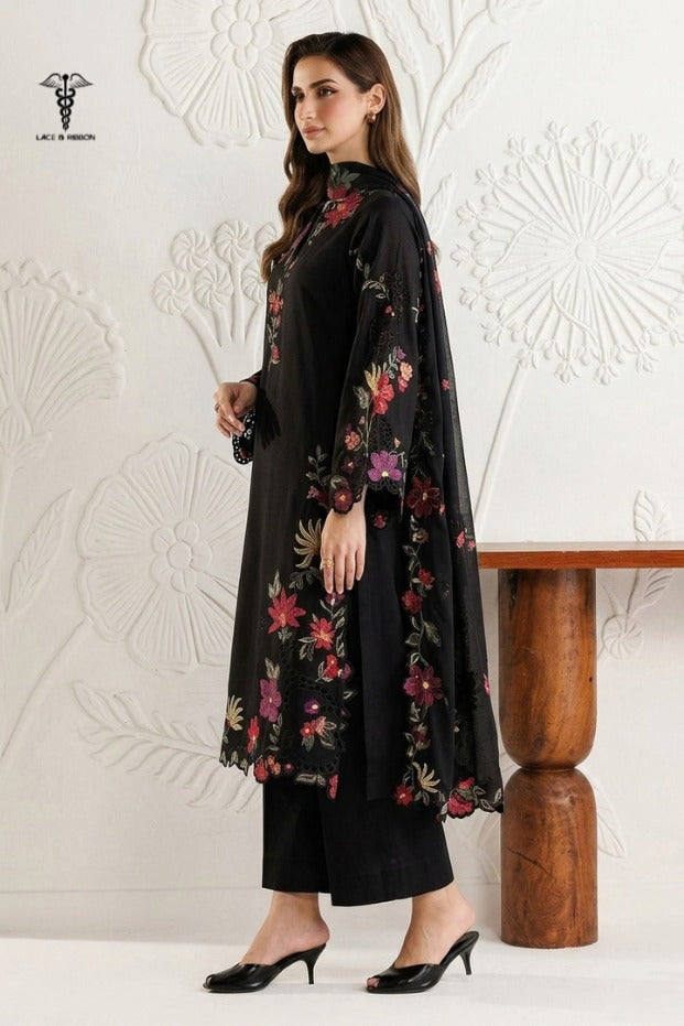LCRB-03 EMBROIDERED DHANAK UNSTITCHED WINTER 3PC