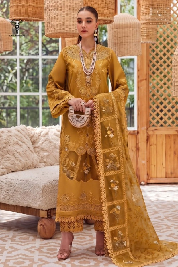 LCRB-23 EMBROIDERED DHANAK UNSTITCHED WINTER 3PC