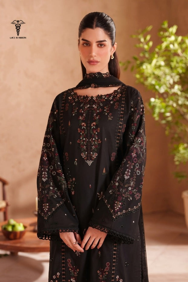 LCRB-25 EMBROIDERED DHANAK UNSTITCHED WINTER 3PC