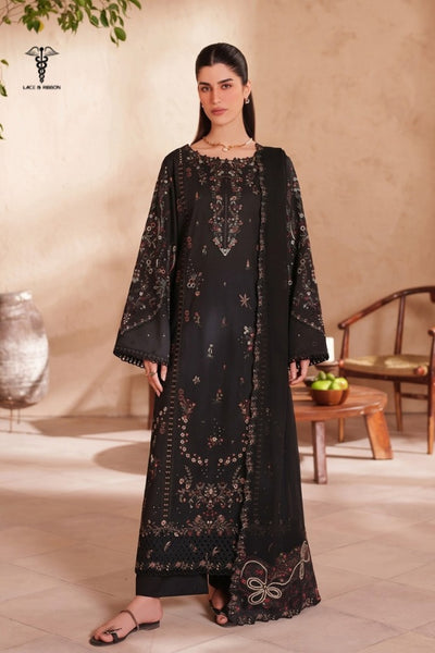 LCRB-25 EMBROIDERED DHANAK UNSTITCHED WINTER 3PC