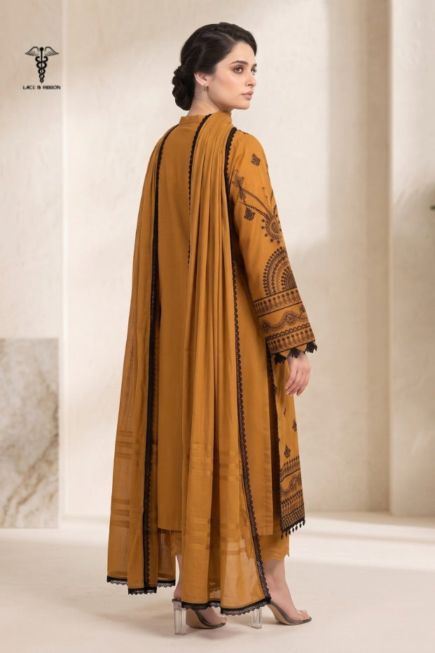 LCRB-31 EMBROIDERED DHANAK UNSTITCHED WINTER 3PC