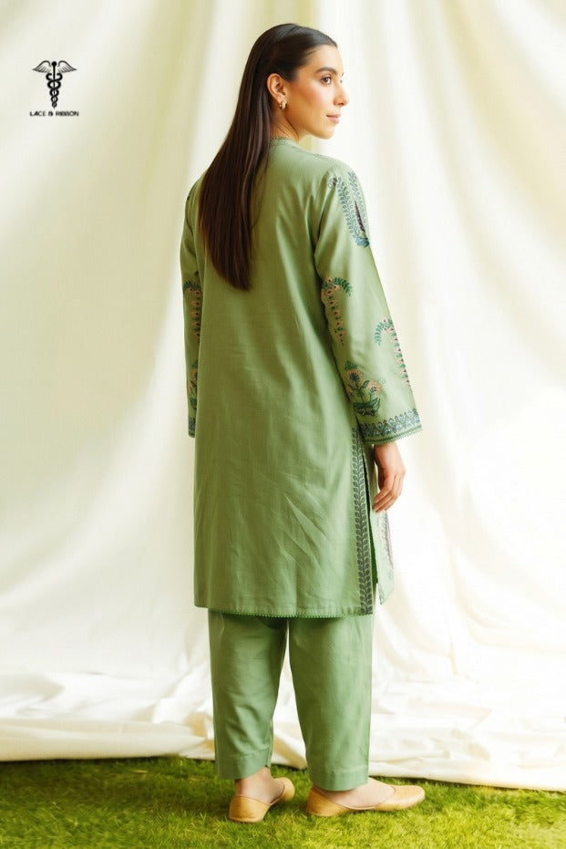 LCRB-103 EMBROIDERED DHANAK UNSTITCHED WINTER 2PC